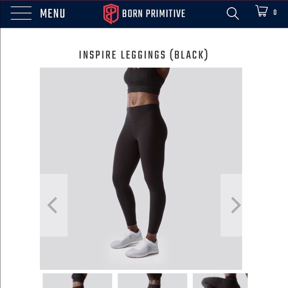 Born Primitive Inspire cropped Leggings - Picture 1 of 4